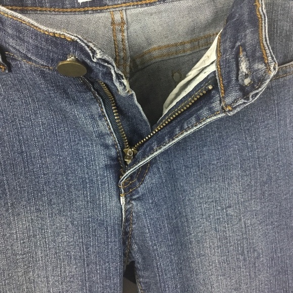 Acne Studios Skin 5 Overdye Knee Cut out Distressed Frayed Hem Jeans - Picture 6 of 12